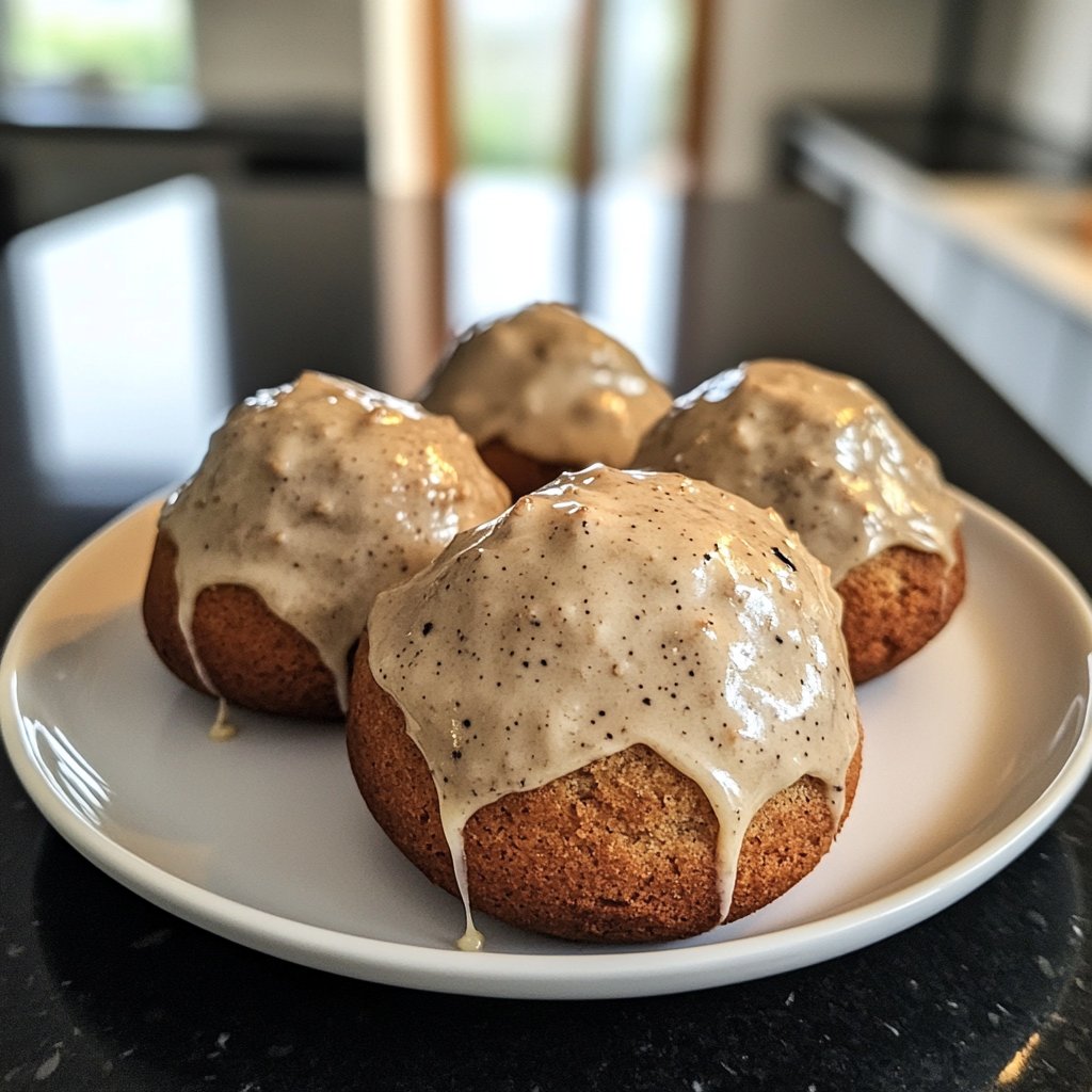 Protein Bällchen mit Vanille