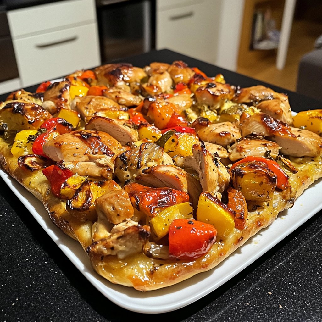 Hähnchenbrust mit Ofengemüse