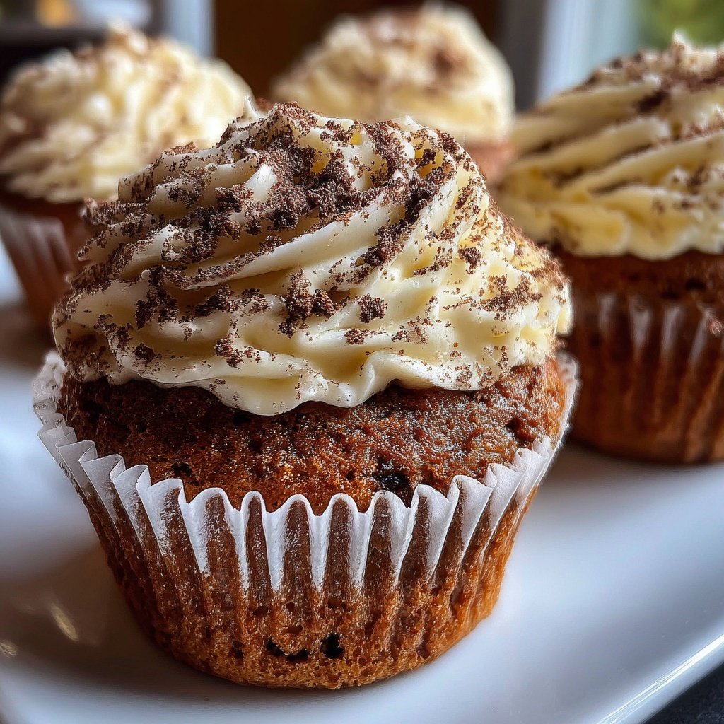 Muffins mit Kakao und Vanille