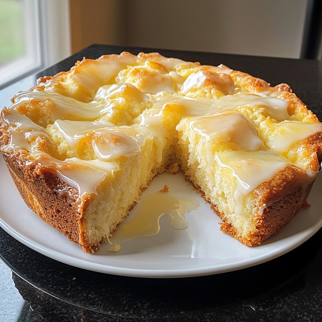 Zitronenkuchen aus wenigen Zutaten