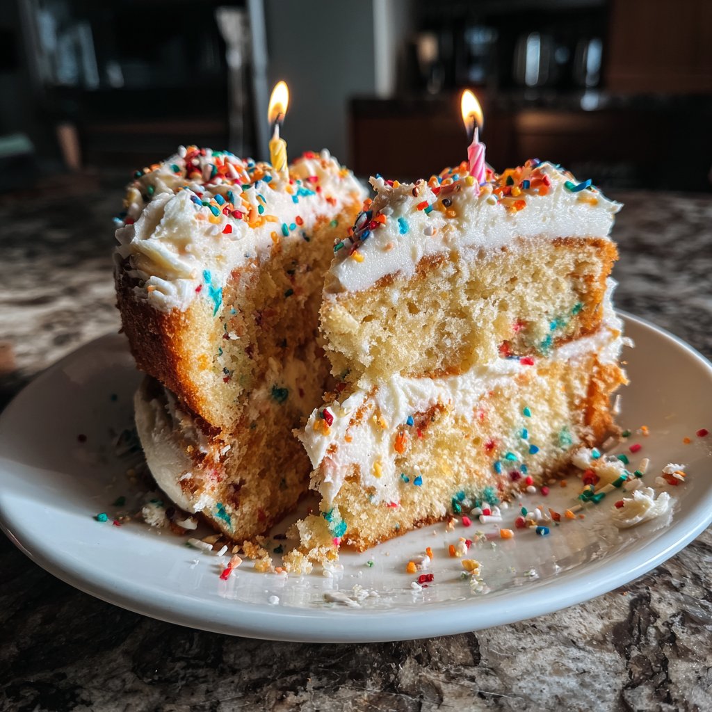 Geburtstagskuchen mit Kerzen