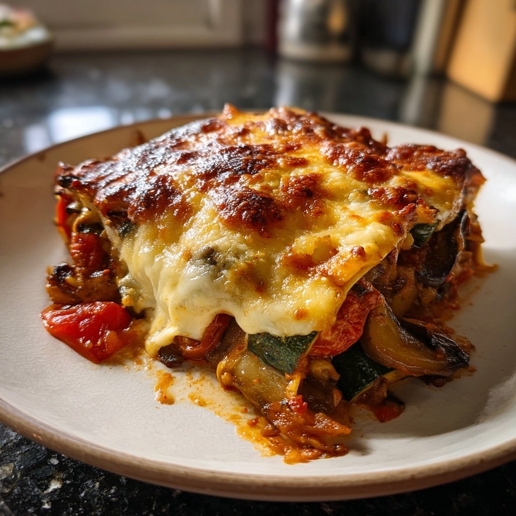 Lasagne mit Zucchini und Aubergine