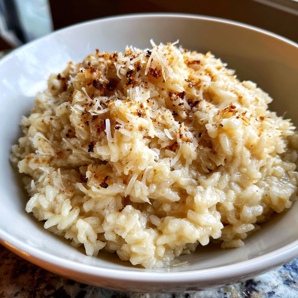 Risotto mit Champagner und Parmesan