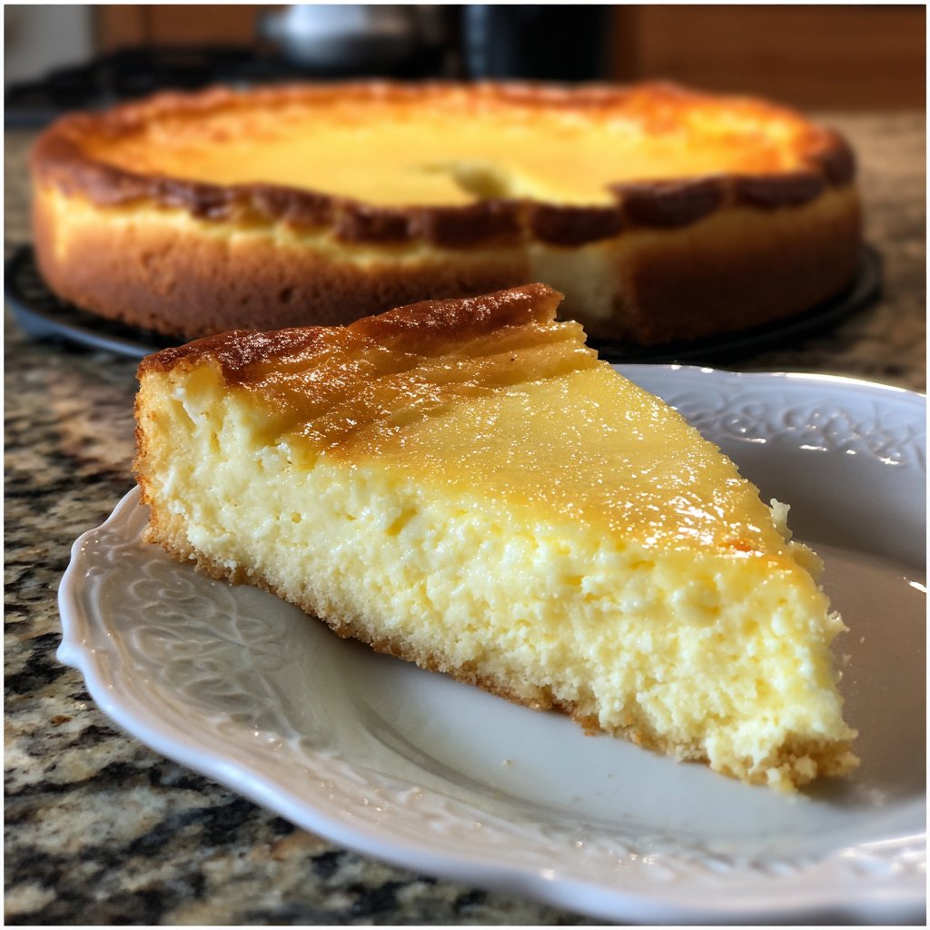 Käsekuchen ohne Boden