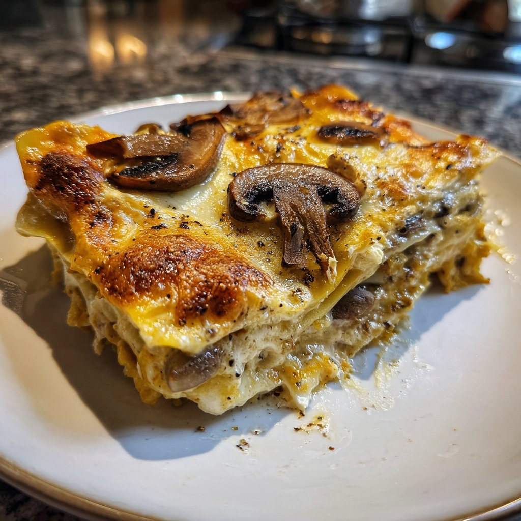 Lasagne mit Pilzen