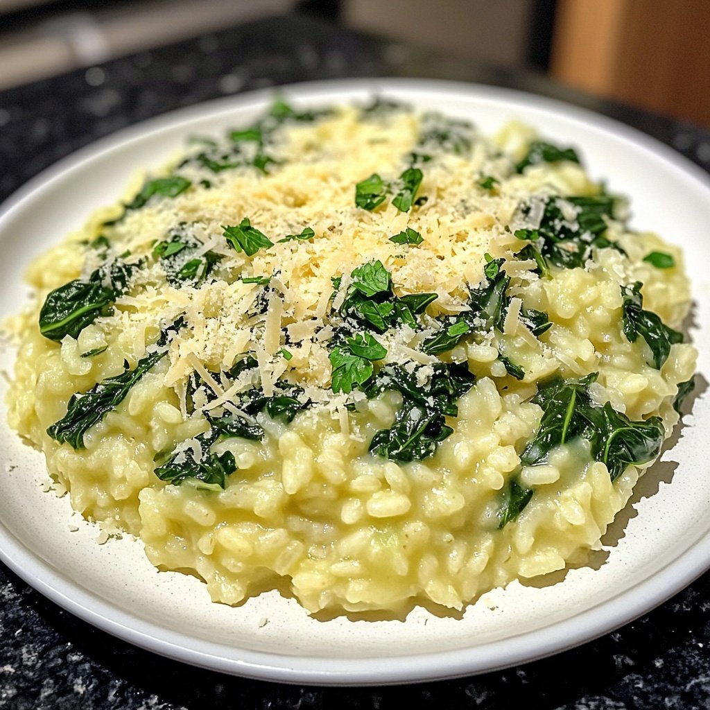 Risotto mit Spinat