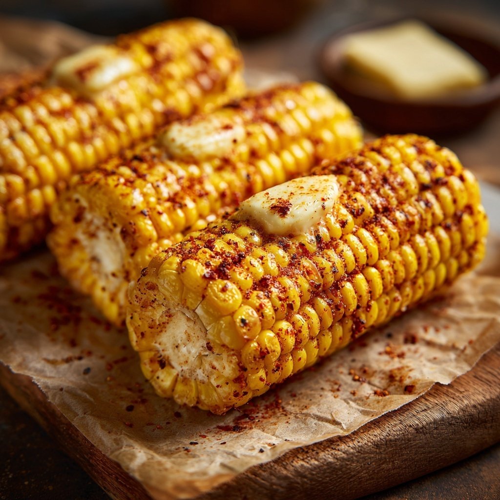 Gegrillte Maiskolben Mit Butter