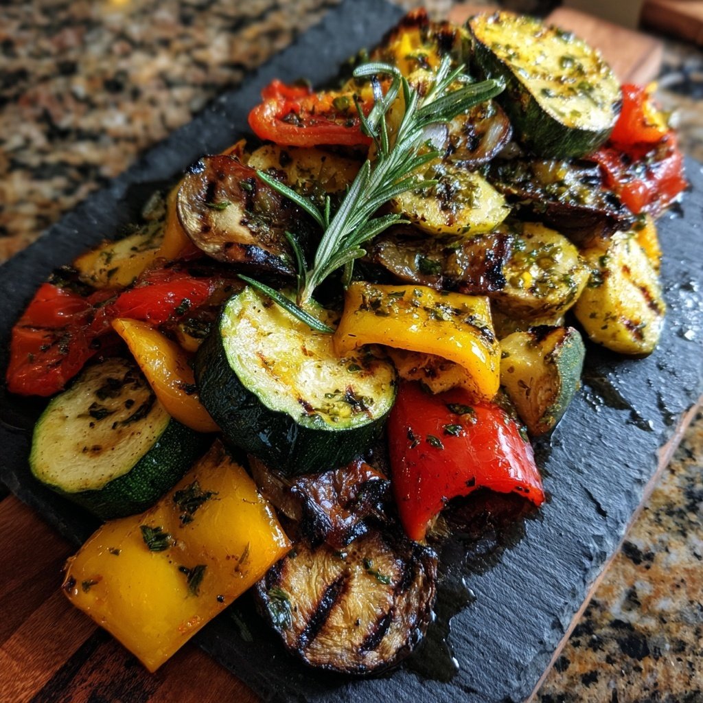 Grillgemüse Mit Kräuter Marinade