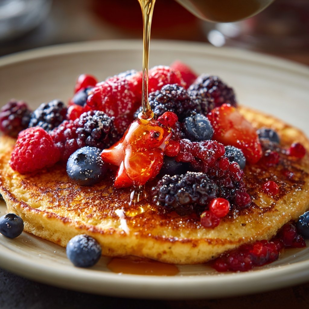 Pfannkuchen mit Beerenmix