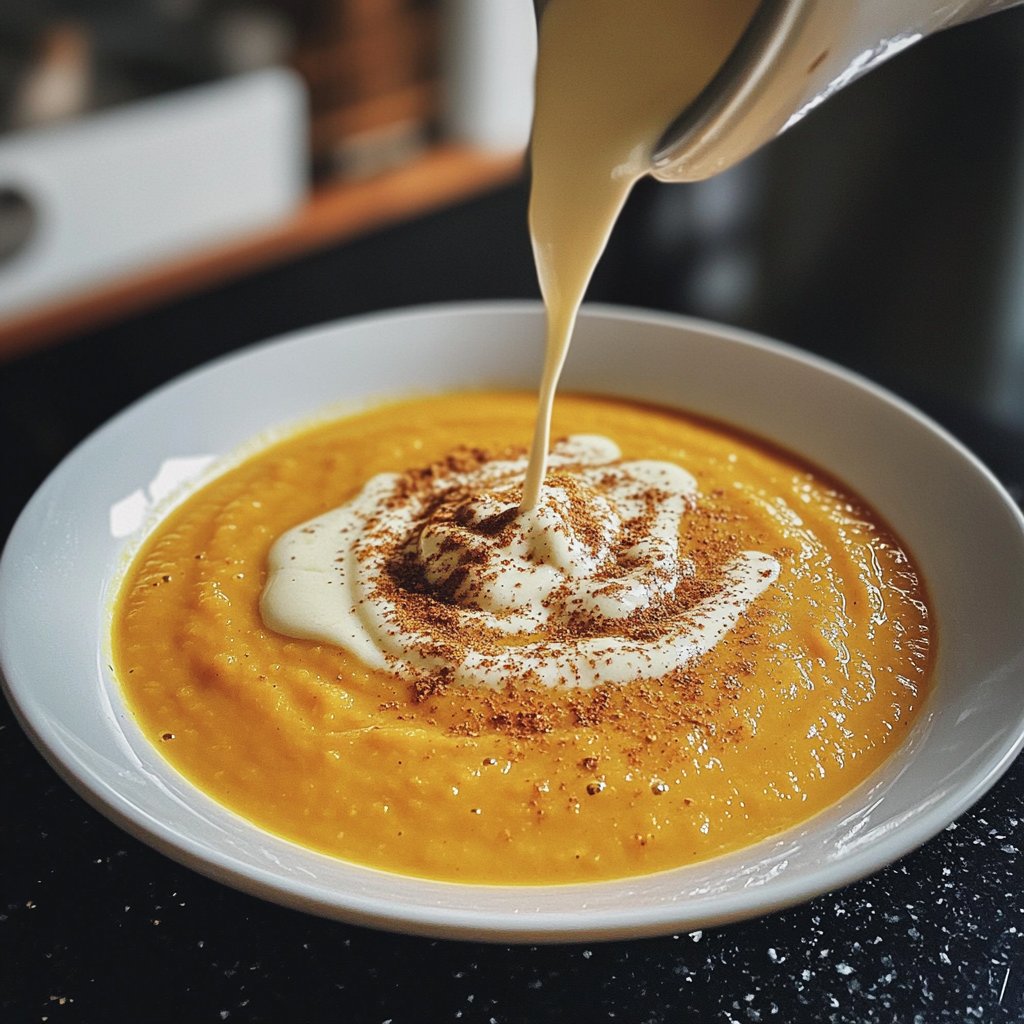 Kürbissuppe mit Muskat